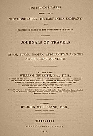Griffith title page