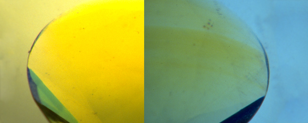 Identifying Yellow Sapphire • Blue Filter in Gemology