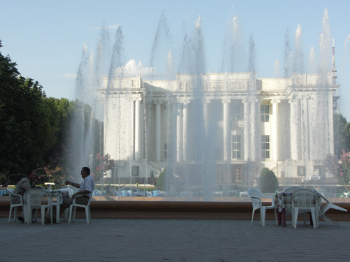 Fountain in Dushanbe