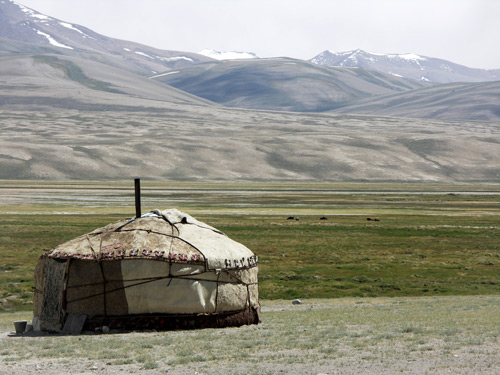 Yurts outside Murgab